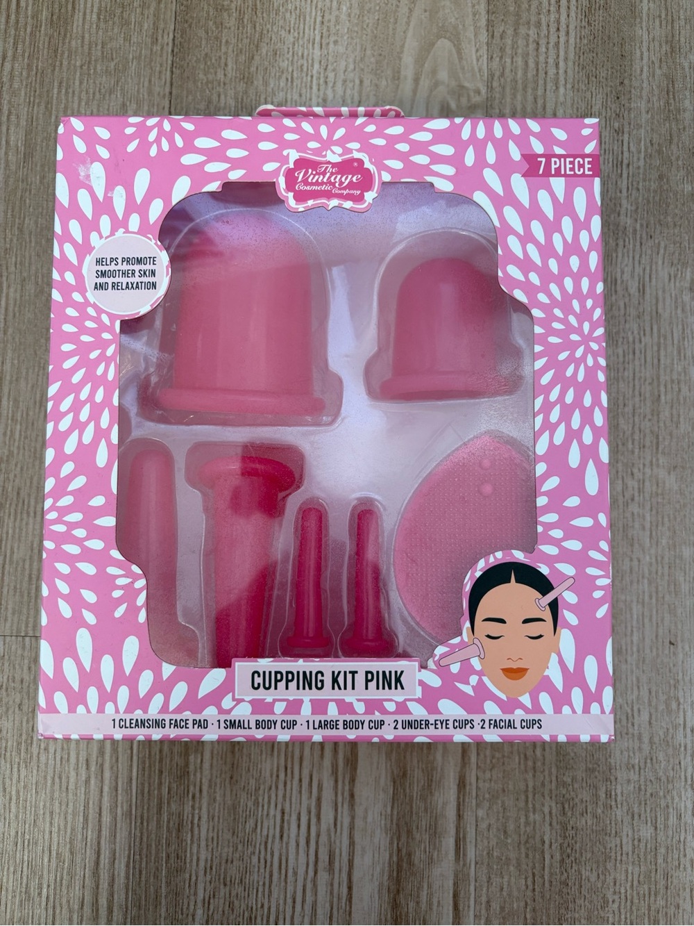 Ulta Beauty Pink Facial & Body Cupping Kit - 7 Piece Set